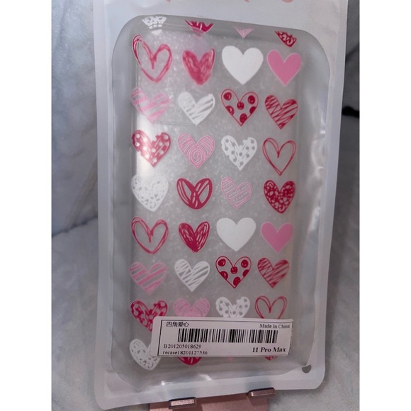 Valentines Hearts Clear iPhone 11 Pro Max Case ❤️ - Picture 7 of 17